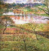 Camille Pissarro Flooding painting
